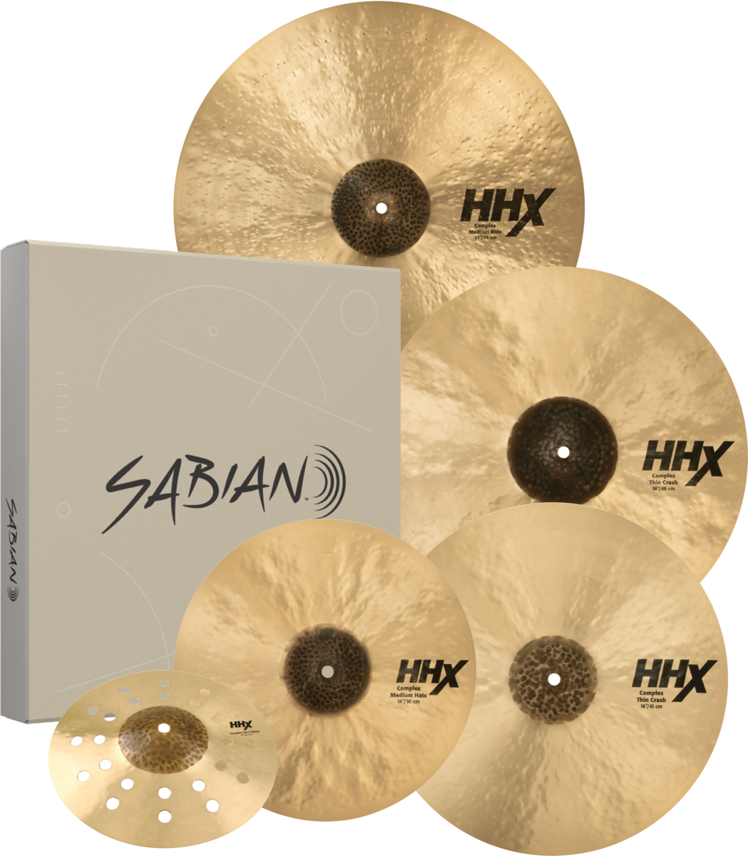 SABIAN KIT HHX COMPLEX PERFORMANCE SET 15 19 22 15005XCN