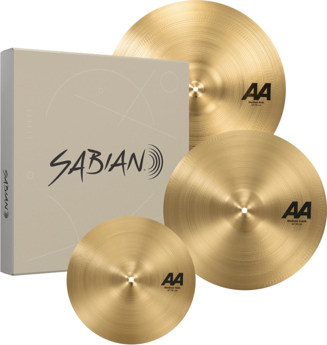 SABIAN KIT AA PERFORMANCE SET 14″ 16″ 20″ 25005