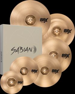 SABIAN KIT B8X 10" 14" 16" 18" 18" 20" RIDE - 45006 X